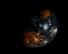 Laden Sie das Bild in den Galerie-Viewer, Visualizations of Altair and Tarazed from the constellation Eagle based on observational data by Ralf Christoph Kaiser made with Adobe Express