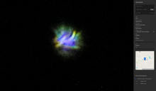 Laden Sie das Bild in den Galerie-Viewer, Sirius System Visualization with Adobe Express based on observation data from Ralf Christoph Kaiser and his family digital Poster High-resolution tiff and JPG