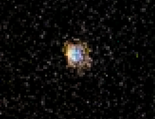 Laden Sie das Bild in den Galerie-Viewer, Star system Etamin from the constellation Draco, visualization and real astro photographs by Ralf Christoph Kaiser, original color, enlarged 1600%, with original raw files, complete fan package