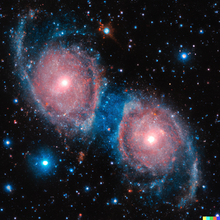 Laden Sie das Bild in den Galerie-Viewer, Stellar Serenade: The Celestial Embrace of Love a short galactic novella in english, german, french, spanish and italian languages