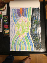 Load image into Gallery viewer, Gold und Schwarze Nacht exclusives digitales Kunstwerk als Fotosammlung zu dem Bild plus Erklärvideo plus Song zu dem Bild als lyric Video und als mp3