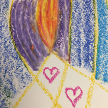 Load image into Gallery viewer, Gold und Schwarze Nacht exclusives digitales Kunstwerk als Fotosammlung zu dem Bild plus Erklärvideo plus Song zu dem Bild als lyric Video und als mp3