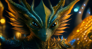 22 new Alien and Guardian Creatures and Dragons in high resolution and best quality by ralf christoph kaiser with Adobe Express as instant download