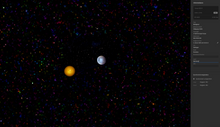 Load image into Gallery viewer, visualizations of the betelgeuse system with its planets with observational data by ralf christoph kaiser created with adobe expxress high resolution data
