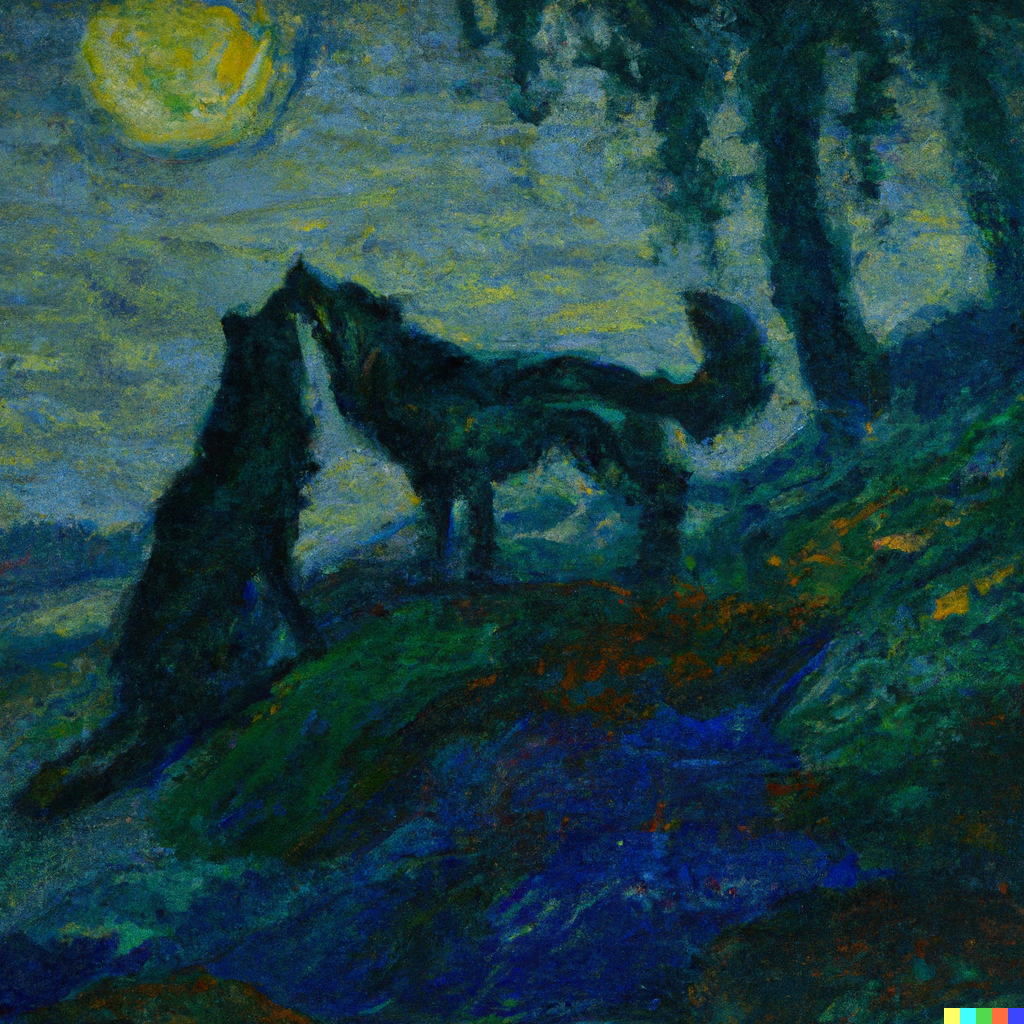The pack of wolves Short Story on the bedtimestory online by ralf christoph kaiser german and englisch for download