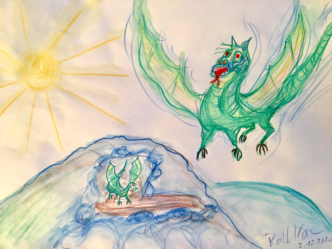 new Audiodrama: Dragon Fairytale at the Mountain als Video und mp3 fürs Handy jetzt bei TheBedtimestory.online - thebedtimestory.online